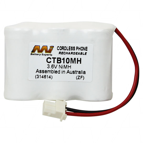 MI Battery Experts CTB10MHBP1 Cordless Telephone Battery suitable for Cobra, GE, GTE, North